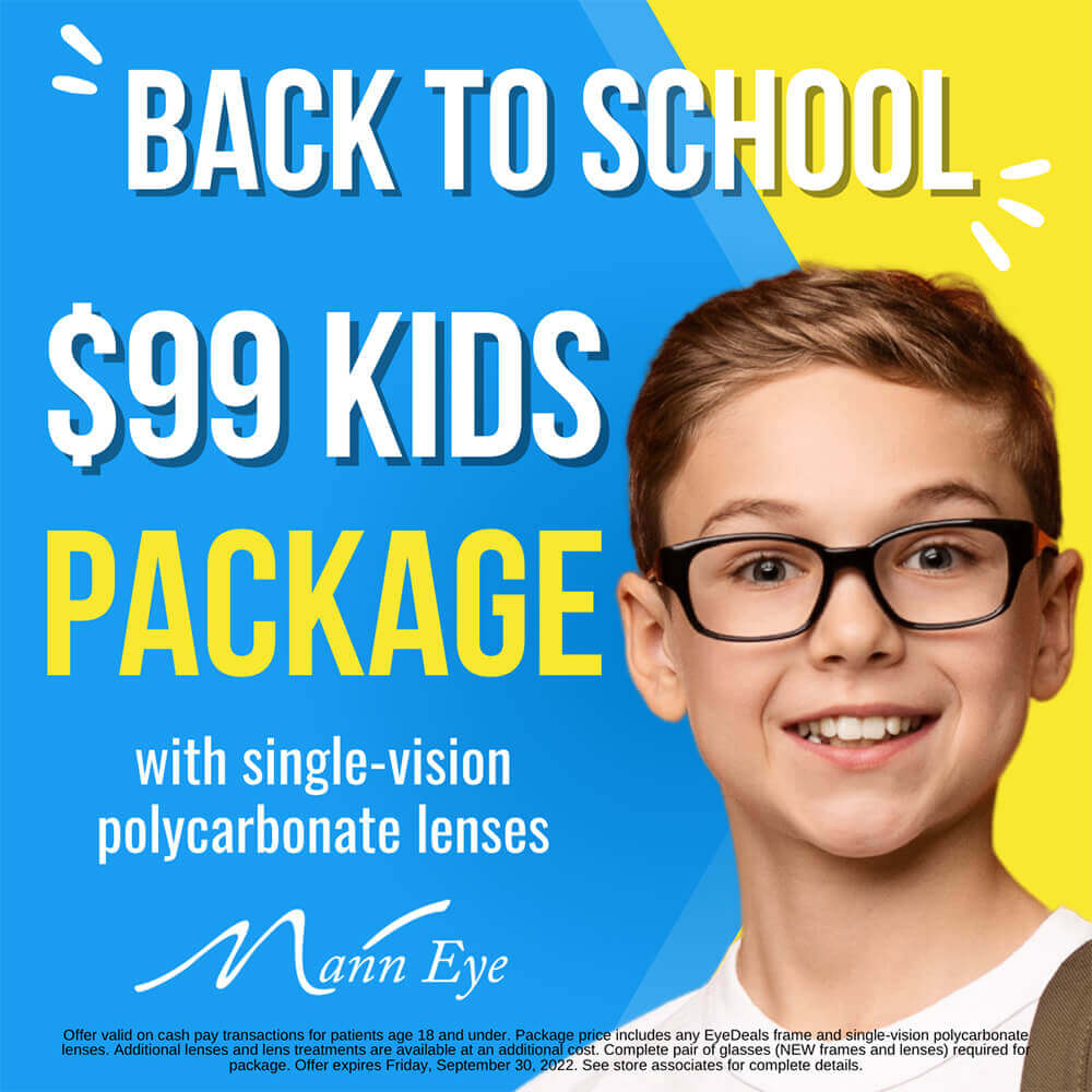 $99 Kids' Package Back to School Promotion